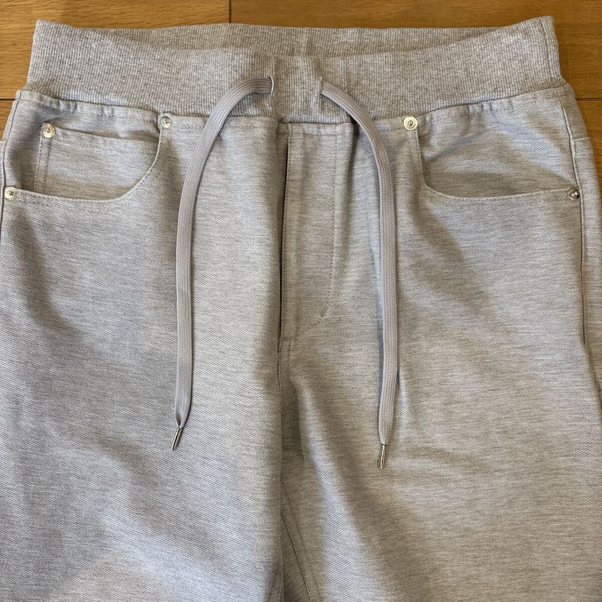 SHIPS シップス スウェット ストレッチ ジョガーパンツ L GLAY_画像2