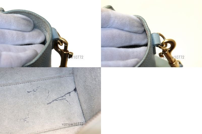 近年モデル希少美中古■CELINE ラゲージ ナノショッパー レザー 2way ハンドバッグ セリーヌ■1002ms882559_画像9