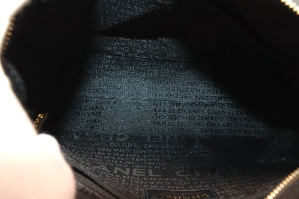 希少美中古■CHANEL 8番台 チョコバー SV金具 レザー ワンショルダーバッグ シャネル■1016ef5295323_画像7