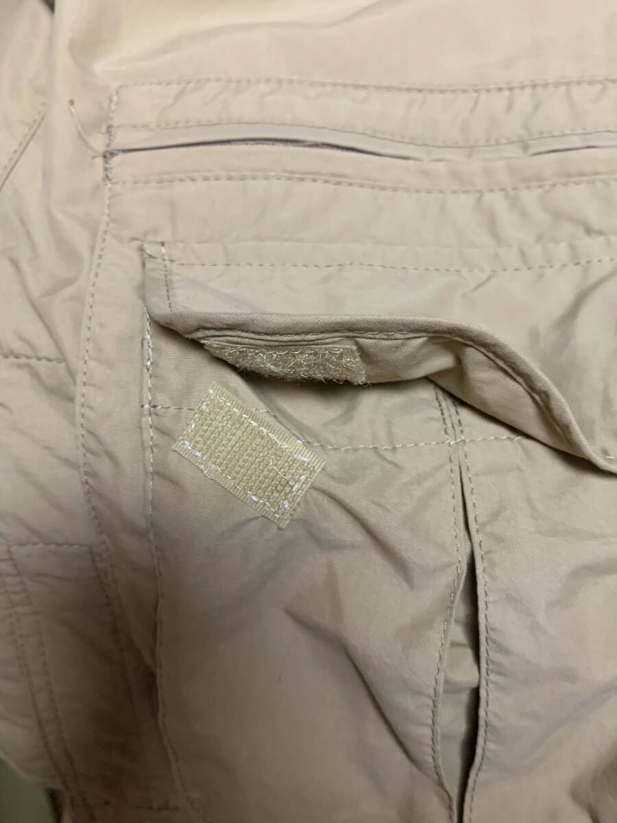 L【whole Earth｜ベスト】ホールアース ベージュ系 ナイロン メッシュ デサント_画像7