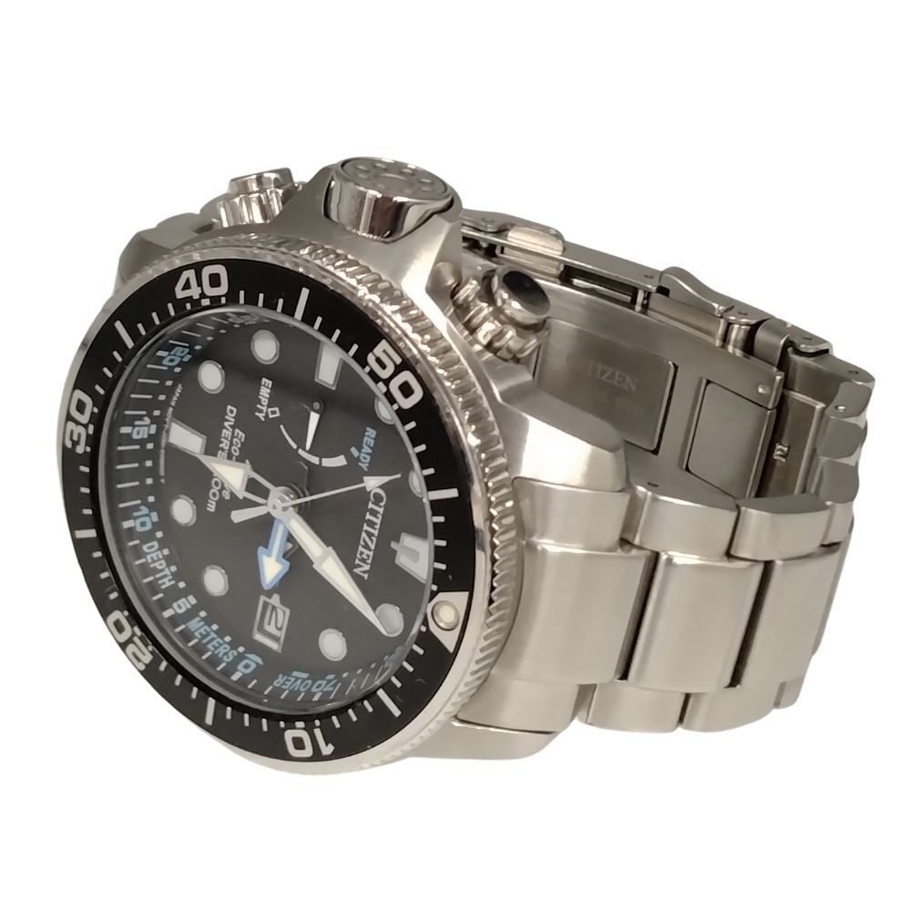 CITIZEN シチズン J250-S115477 プロマスター アクアランド200M デイト ソーラー 腕時計 シルバー 正規品 / C838_画像5