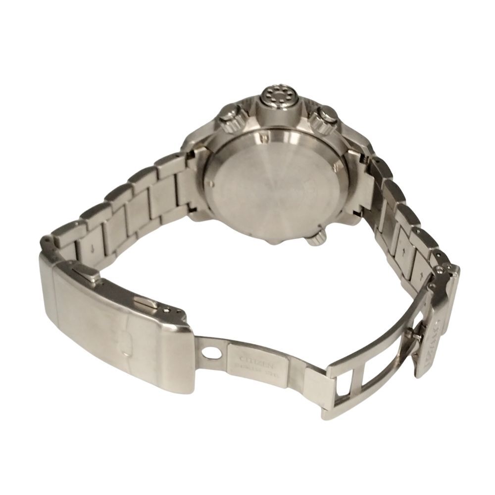 CITIZEN シチズン J250-S115477 プロマスター アクアランド200M デイト ソーラー 腕時計 シルバー 正規品 / C838_画像8