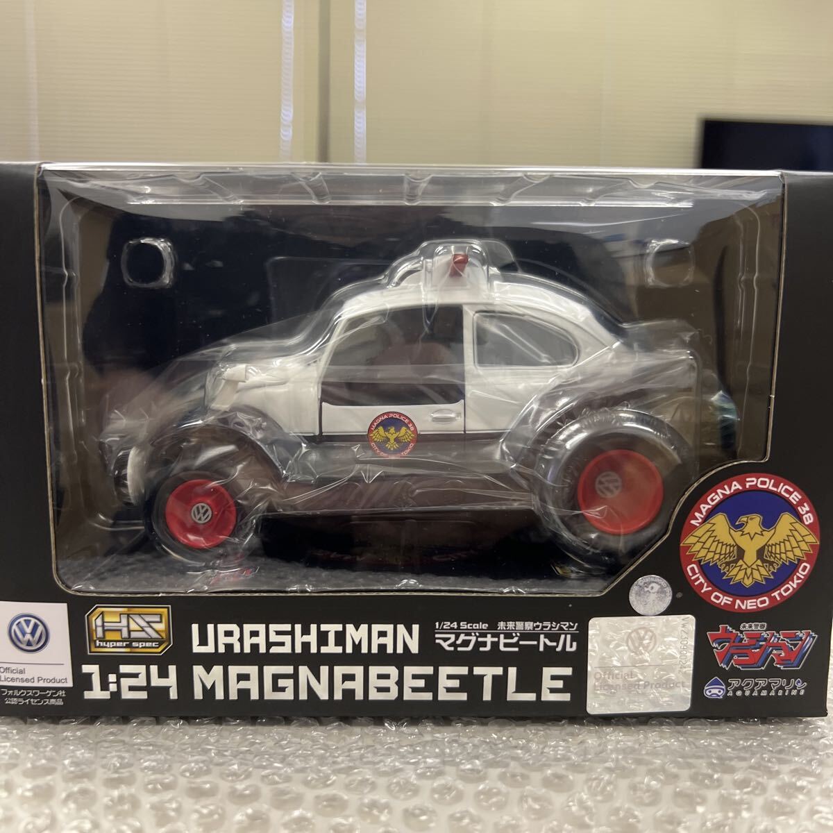 未来警察ウラシマン HYPER SPEC マグナビートル 1/24 アクアマリン ミニカー 未開封品