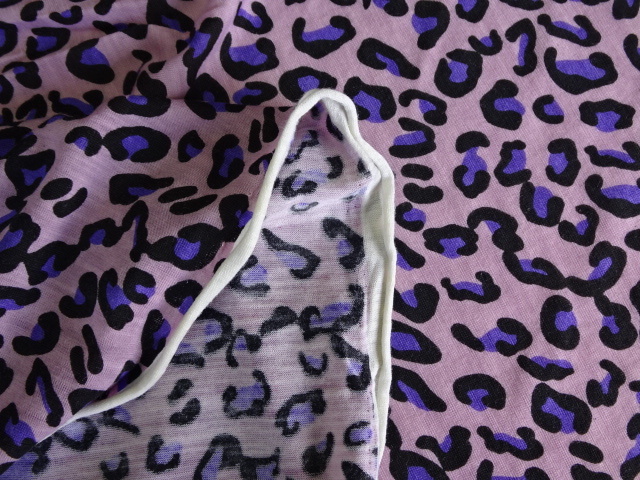 国産/最高級毛編服地/毛100%/極/天竺/レオパード/PK/4ｍ/管w98_画像3