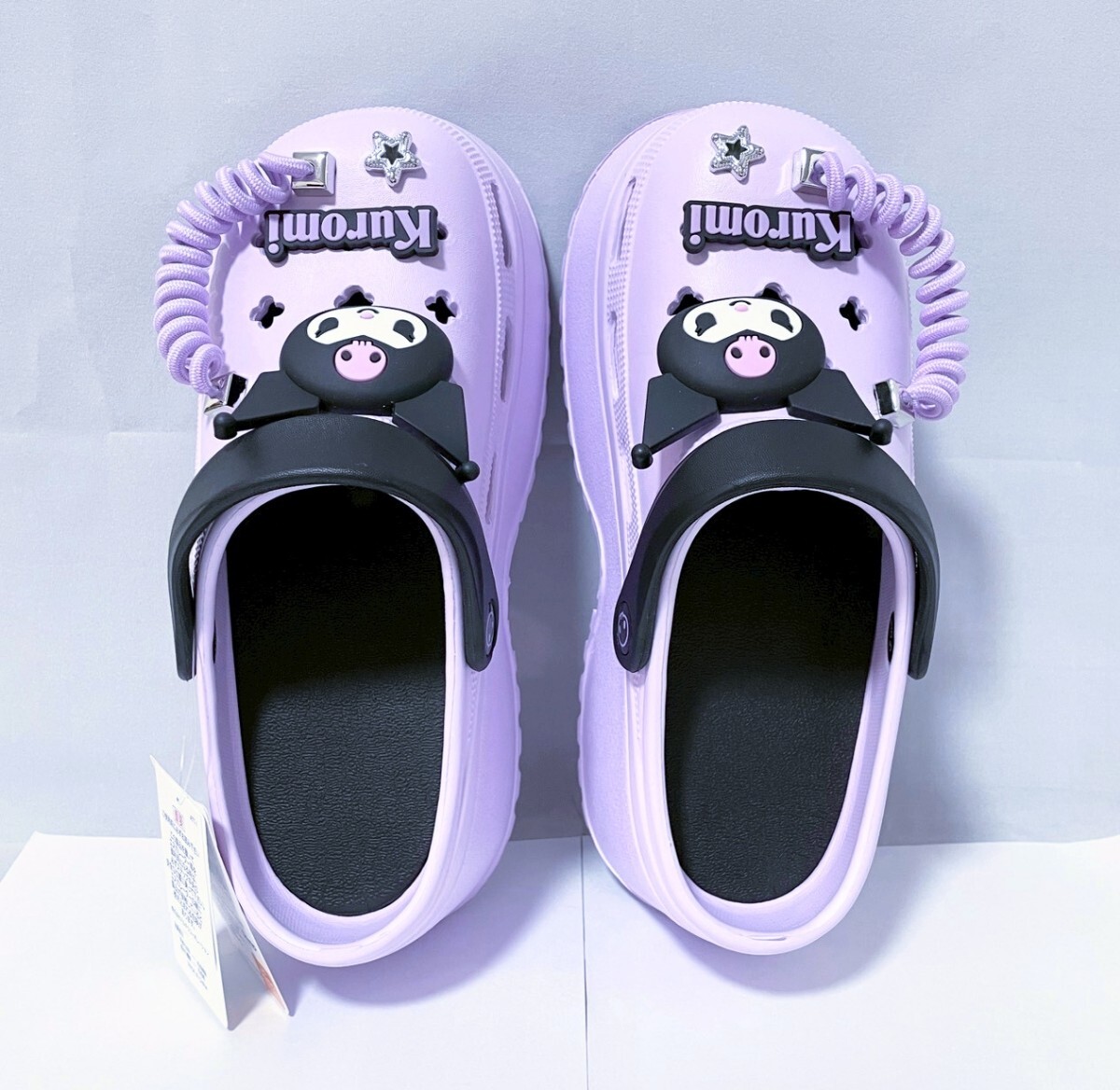 【限定 新品未使用品】サンリオ　クロミ　厚底クロックス　クロッグサボサンダル　L／約24.0cm〜24.5cm　送料無料_画像7