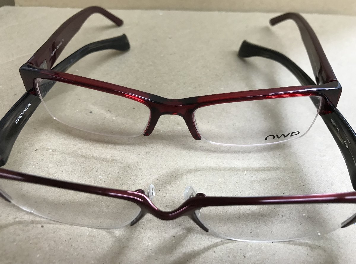 メガネ　フレーム　OWP　オーベーペー　No.11　・　DEVICE　デバイス　No.58　２種　送料無料