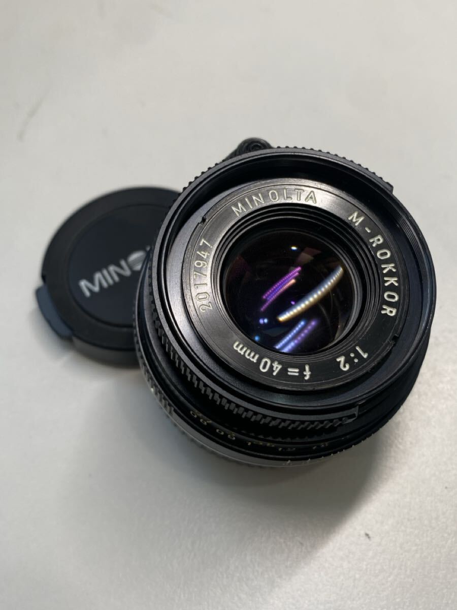 【オールドレンズ】 MINOLTA M-ROKKOR 40mm F2.0 CL _画像1