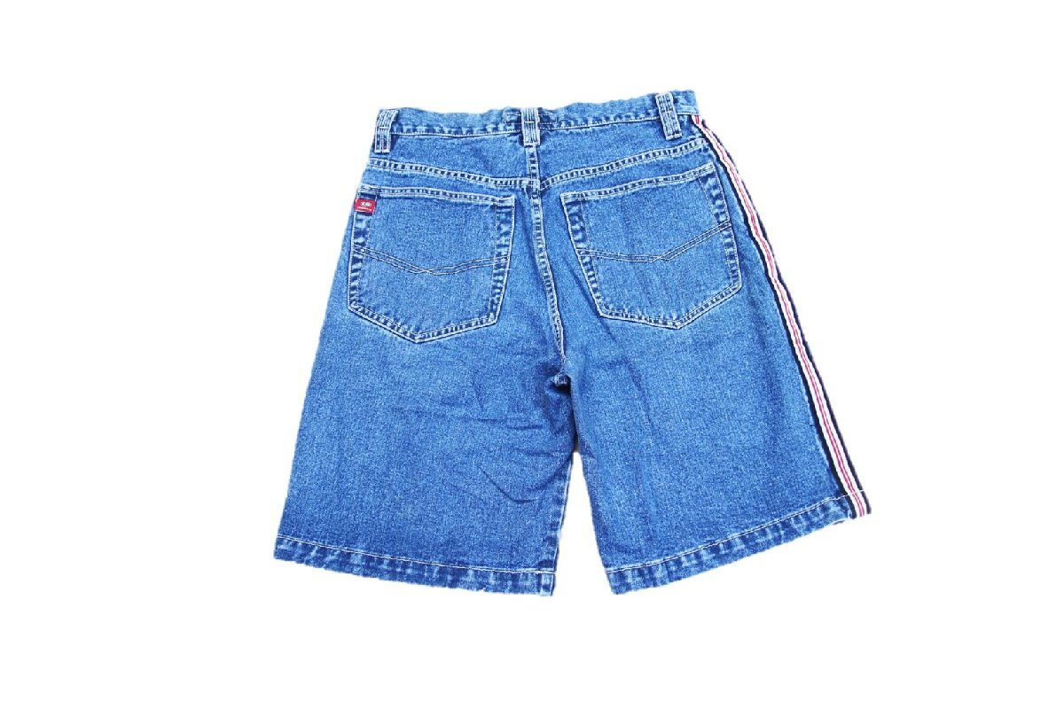 80s 90s VINTAGE ヴィンテージ USED 古着 Union Bay Denim Wide Shorts Baggy Line デニムワイドショーツ バギー ライン ユニオンベイ W33_画像2