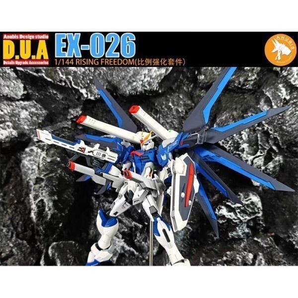 匿名即発送【ANUBIS】EX-026 1/144 HG ライジング フリーダム 用 改造パーツ ディテールアップ 3Dプリント品 SEED 未塗装 未組立_画像4