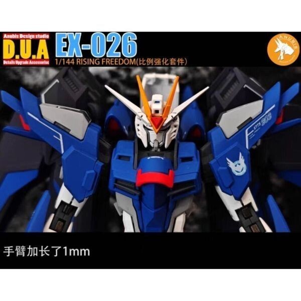 匿名即発送【ANUBIS】EX-026 1/144 HG ライジング フリーダム 用 改造パーツ ディテールアップ 3Dプリント品 SEED 未塗装 未組立_画像7