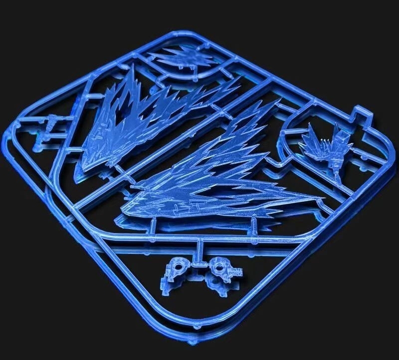 新品　MGSD フリーダムガンダム 用 光の翼エフェクトパーツ 改造パーツ ブルー色　未組立　海外製プラモデル　本体無し_画像3