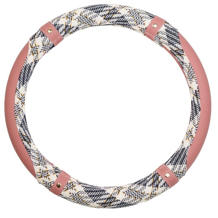 ハンドルカバー アイコニック21 ツイード Sサイズ O型 ステアリング カバー ハンドル おしゃれ 軽自動車 普通車 内装用品 Z-style_画像1