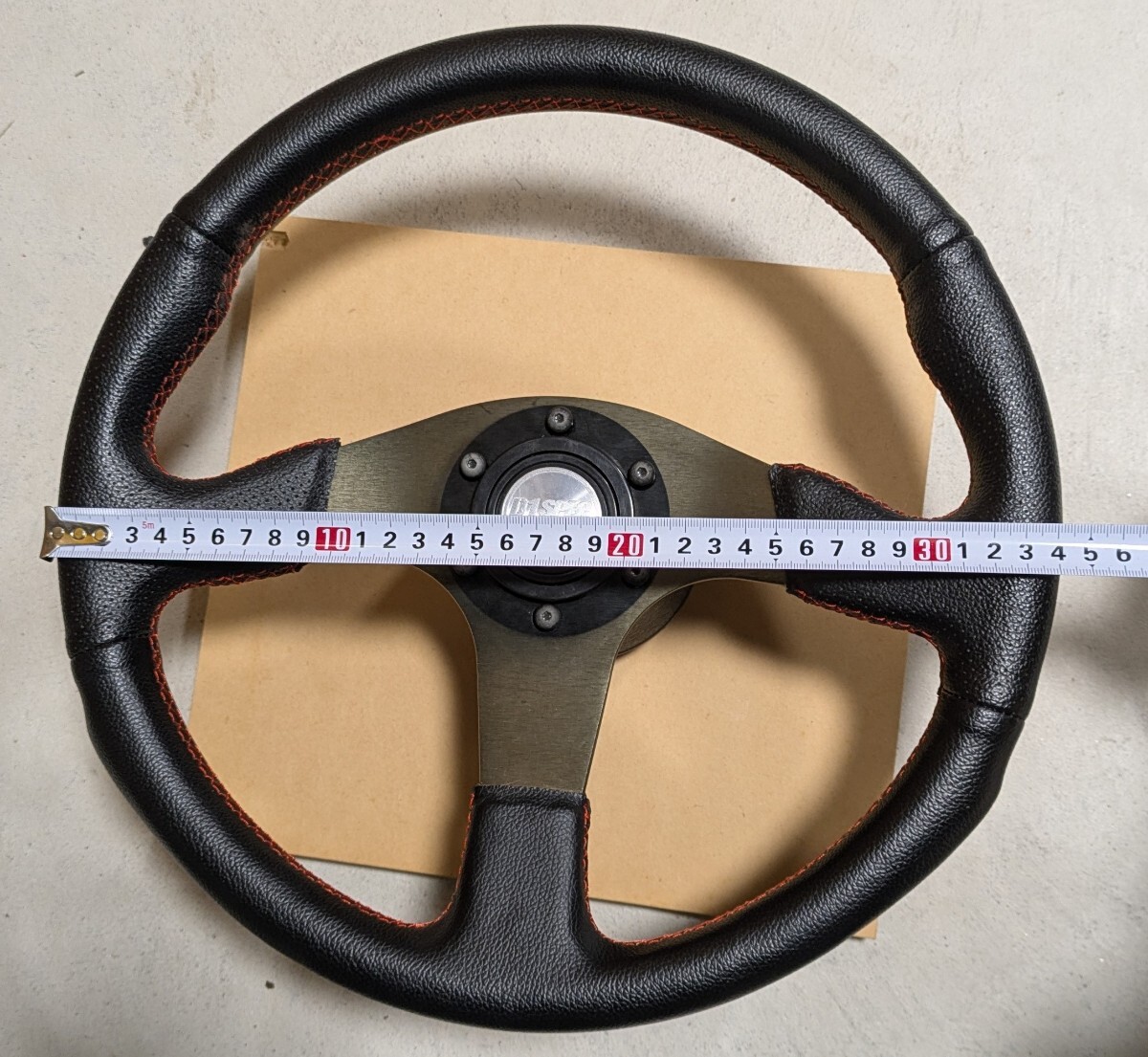 ホンダ ビート PP1 ステアリング ボス付き 社外 ハンドル D1 SPEC FLAT-R_画像6