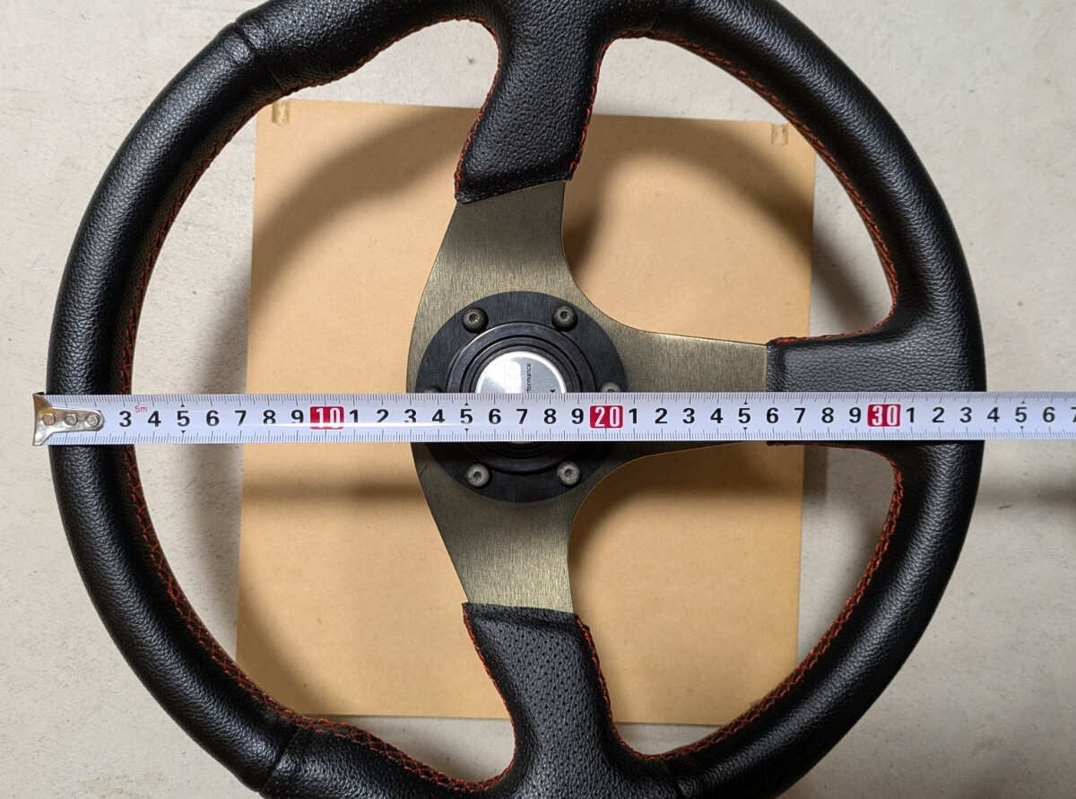 ホンダ ビート PP1 ステアリング ボス付き 社外 ハンドル D1 SPEC FLAT-R_画像7