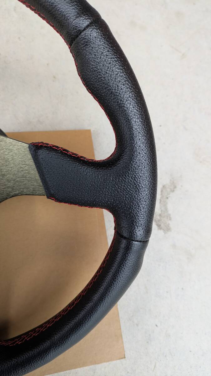 ホンダ ビート PP1 ステアリング ボス付き 社外 ハンドル D1 SPEC FLAT-R_画像3