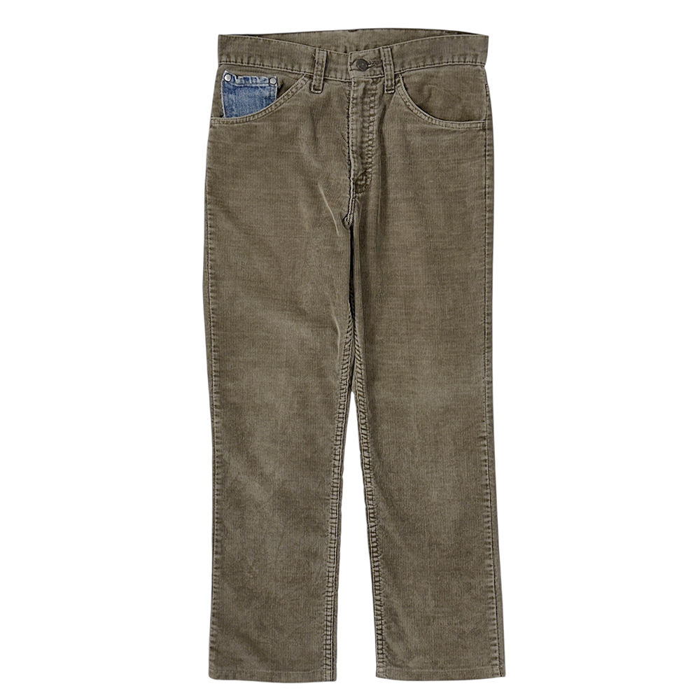 MADE IN USA製 80s ビンテージ Levi's リーバイス 519 1529 コーデュロイ パンツ W30 W31 美フェード ブラウン 茶色 アメリカ製 米国製_画像2