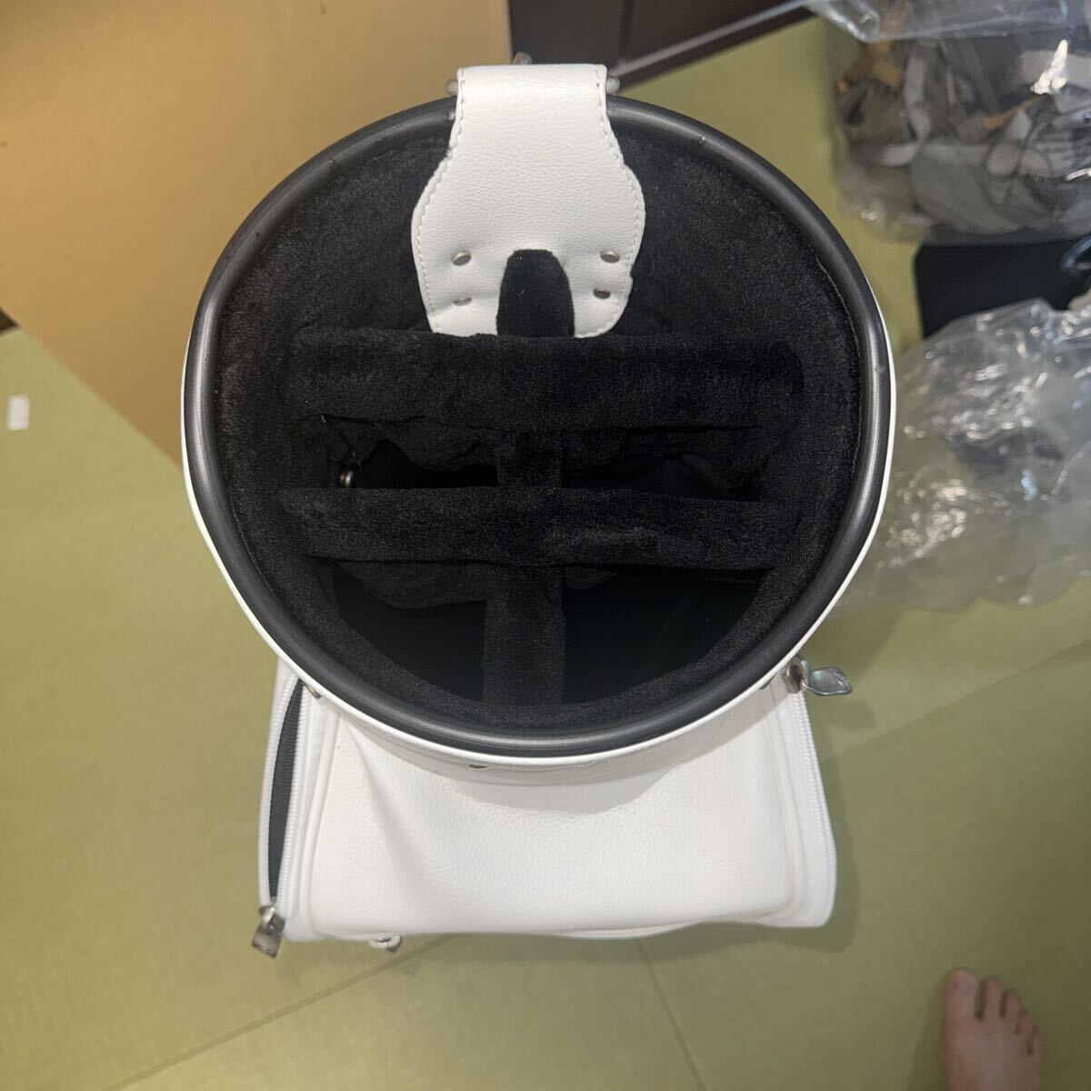 キャディバッグ BELDING USA製 未使用品 ホワイト 8.5インチ_画像7