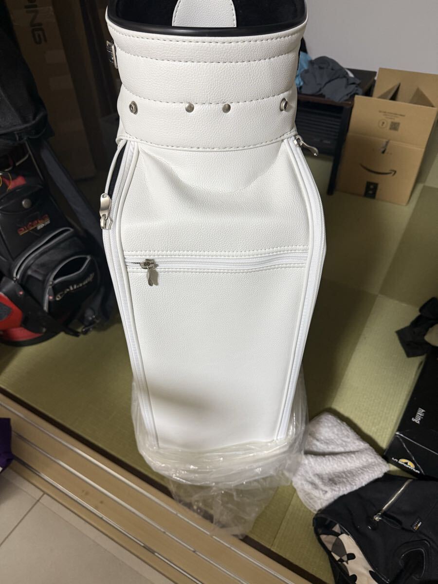 キャディバッグ BELDING USA製 未使用品 ホワイト 8.5インチ_画像10