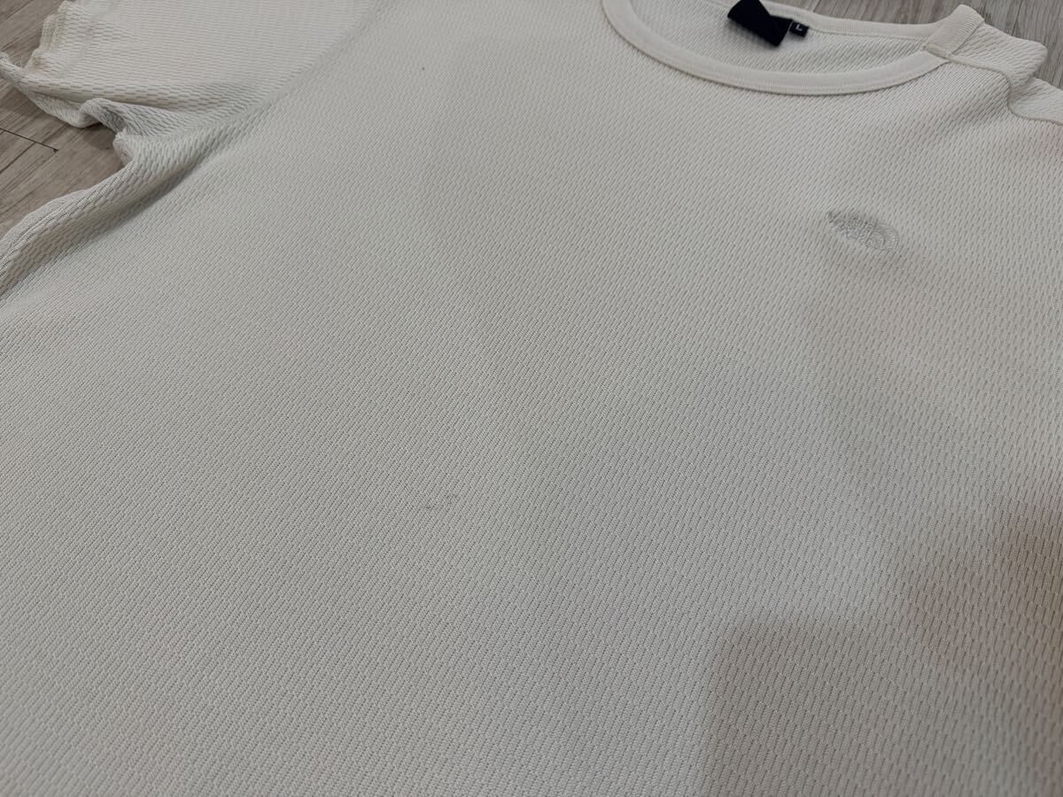 ノースフェイス ショートスリーブハニカムクルー L ホワイト メッシュTシャツ_画像10