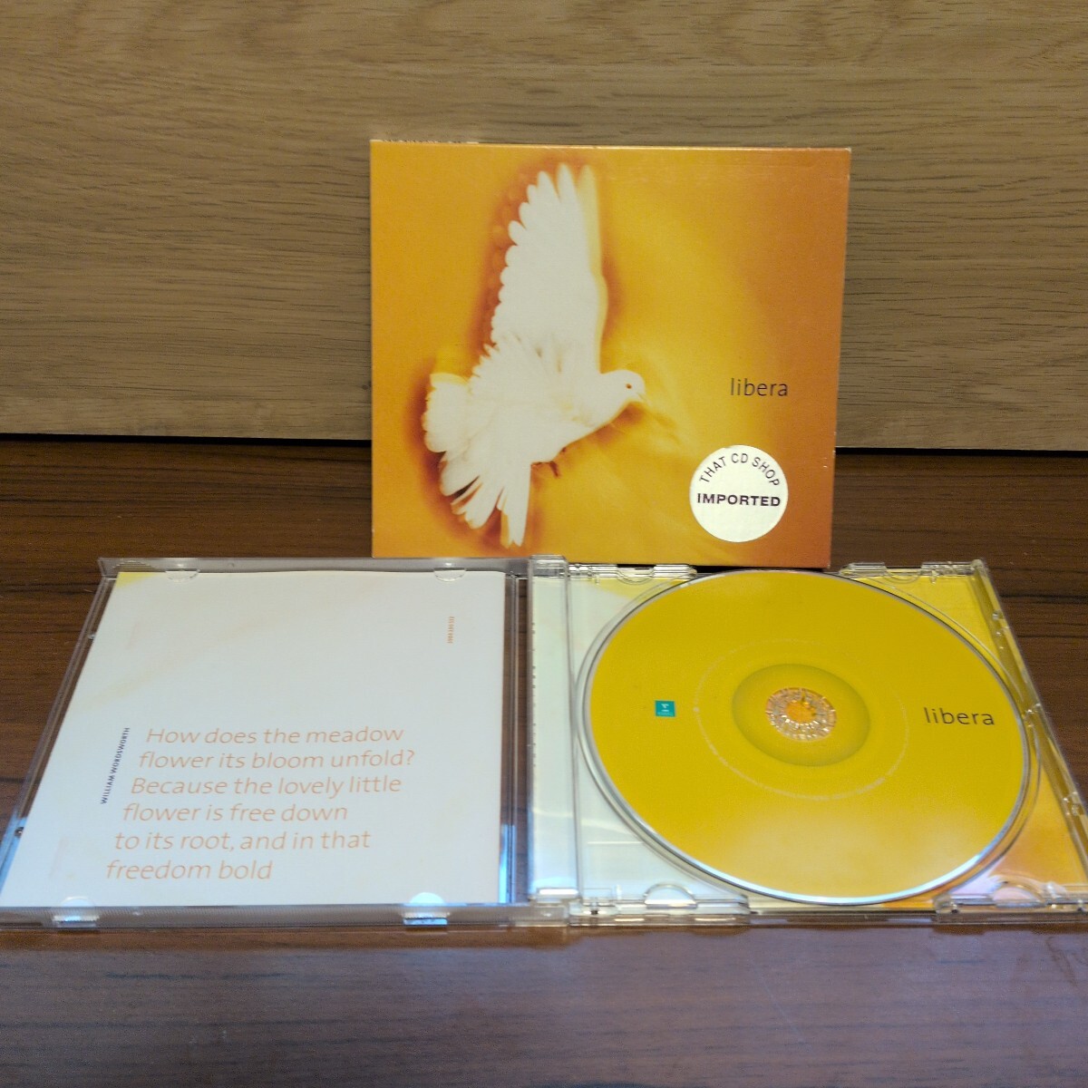 Libera リベラ【Eratoレーベル輸入盤/中古品】_画像3