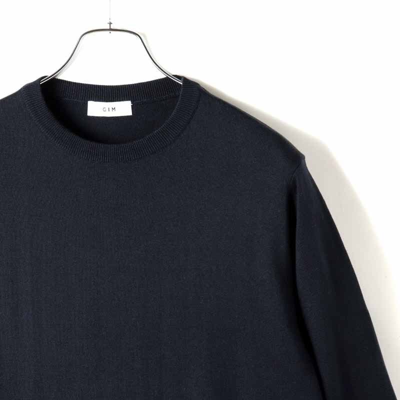 GIM(ジム) / シルク18Gクルーネックニット [gim2540054-LL]_画像3