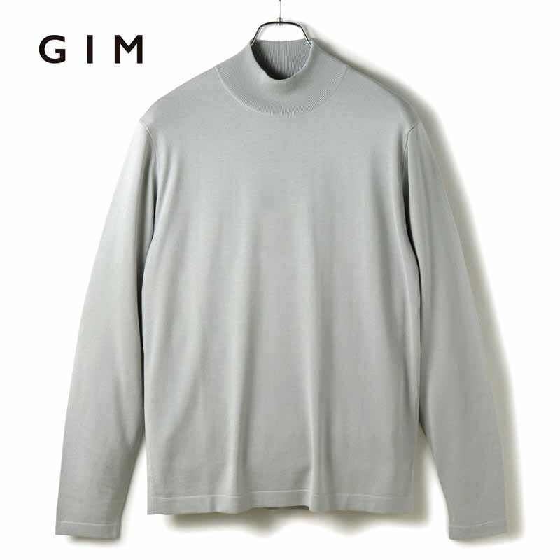 GIM(ジム) / シルク18Gモックネックニット [gim2540061-M]_画像1