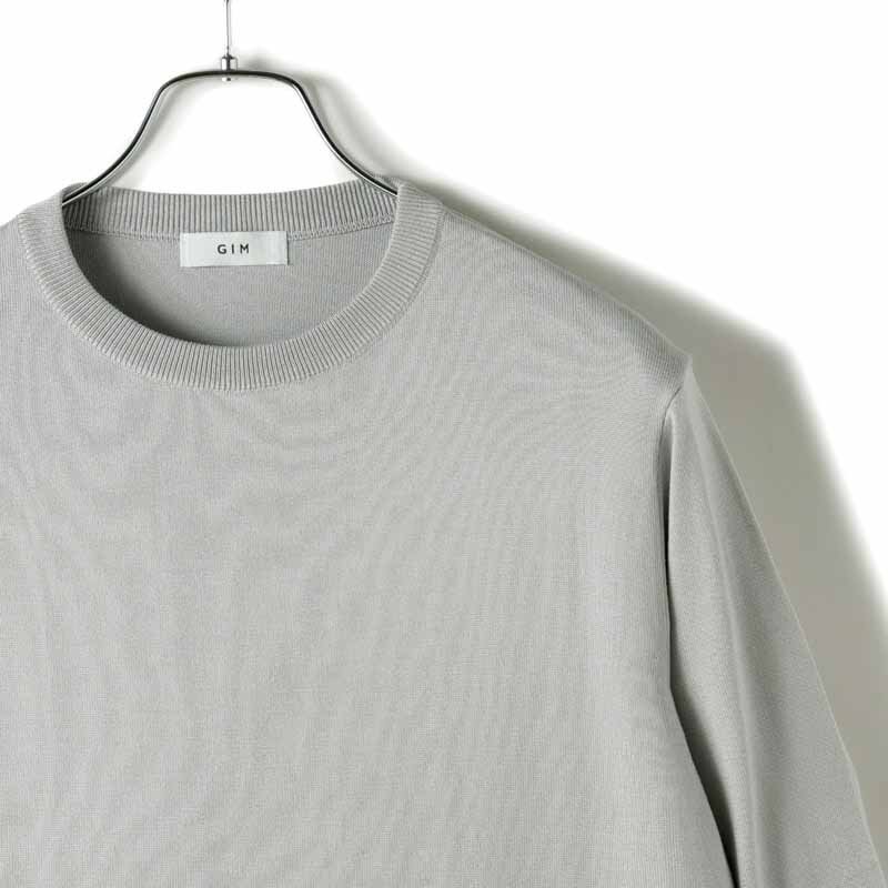 GIM(ジム) / シルク18Gクルーネックニット [gim2540051-L]_画像3