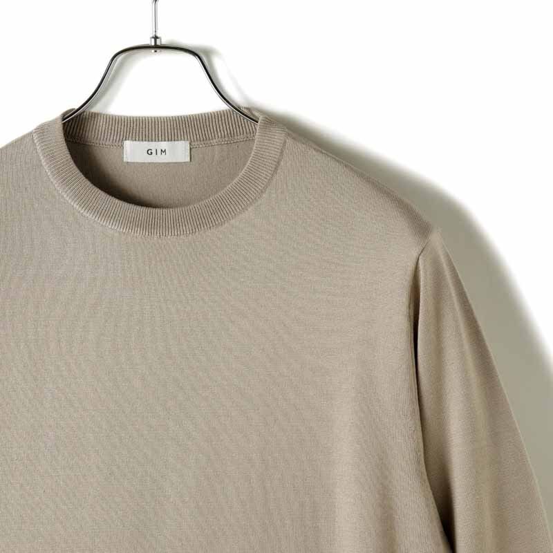 GIM(ジム) / シルク18Gクルーネックニット [gim2540053-L]_画像3