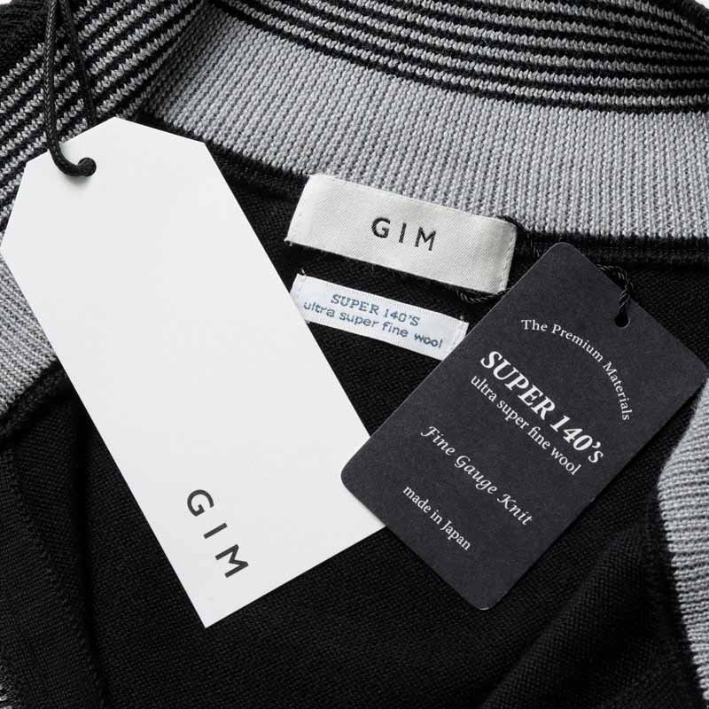 GIM(ジム) / Super140'sウルトラスーパーファインウール14Gハーフジップニット [gim2540033-M]_画像8