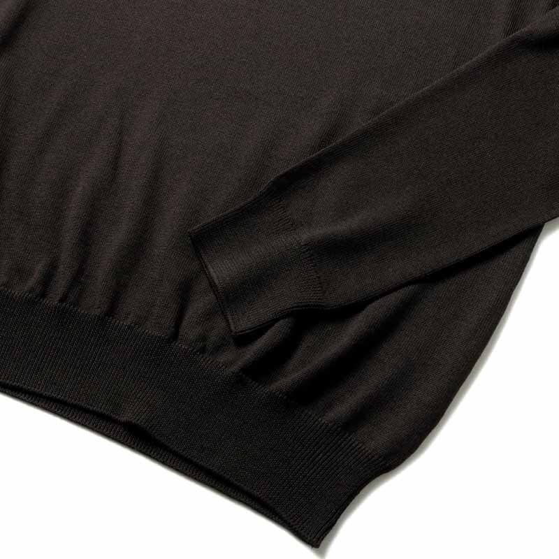 GIM(ジム) / Super140'sウルトラスーパーファインウール14Gハーフジップニット [gim2540034-L]_画像4