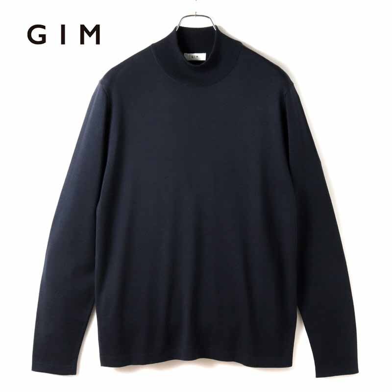 GIM(ジム) / シルク18Gモックネックニット [gim2540064-L]_画像1