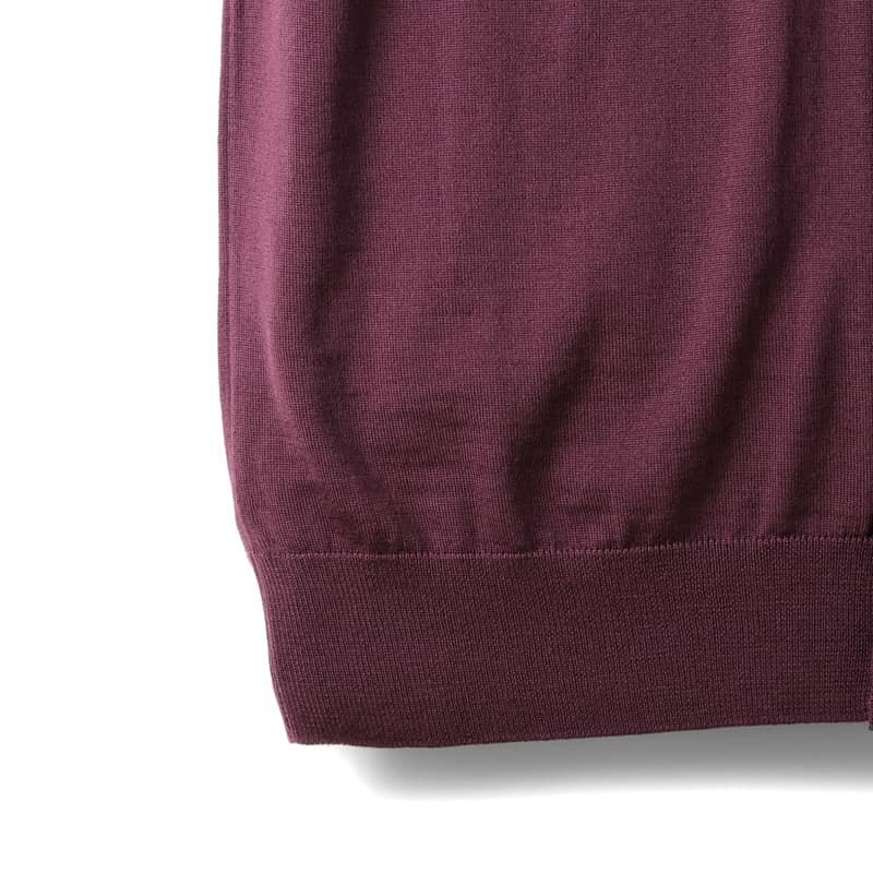 ◆【gim(ジム)/秋冬/Super140'sウルトラスーパーファインウール30G Vネックニットベスト】[gim2370407-48]_画像4