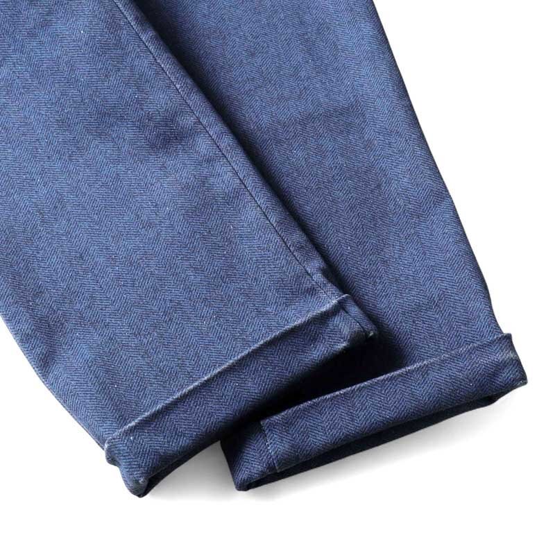 tramarossa(トラマロッサ) / ヘリンボーン柄コットンスーパーストレッチ1プリーツテーパードパンツ(ALBERTO) [trm2510181-32]_画像8