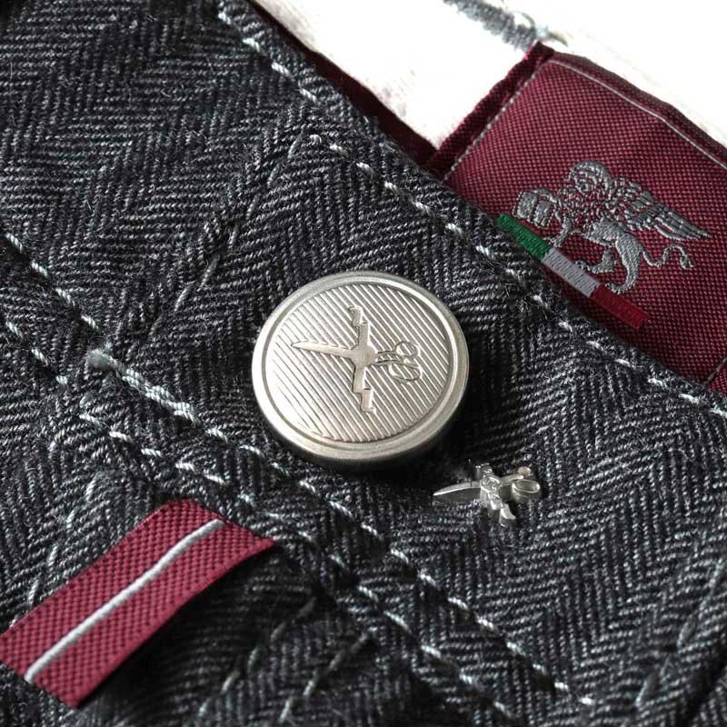 tramarossa(トラマロッサ) / ウールストレッチライトフランネルヘリンボーンテーパードパンツ(MICHELANGELO ZIP) [trm2510171-32]_画像3