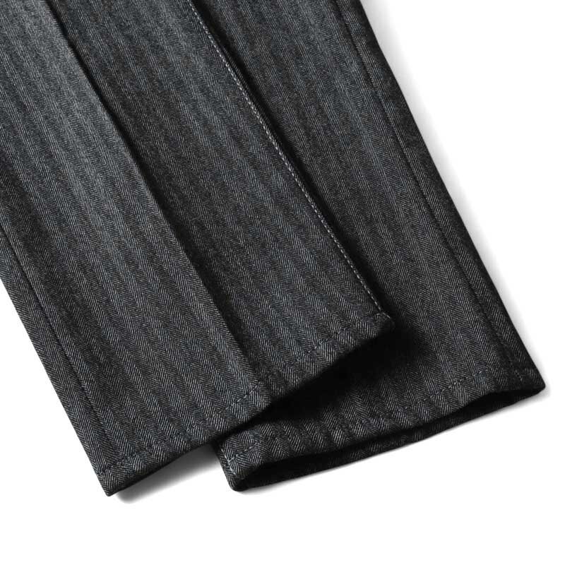 tramarossa(トラマロッサ) / ウールストレッチライトフランネルヘリンボーンテーパードパンツ(MICHELANGELO ZIP) [trm2510171-32]_画像8