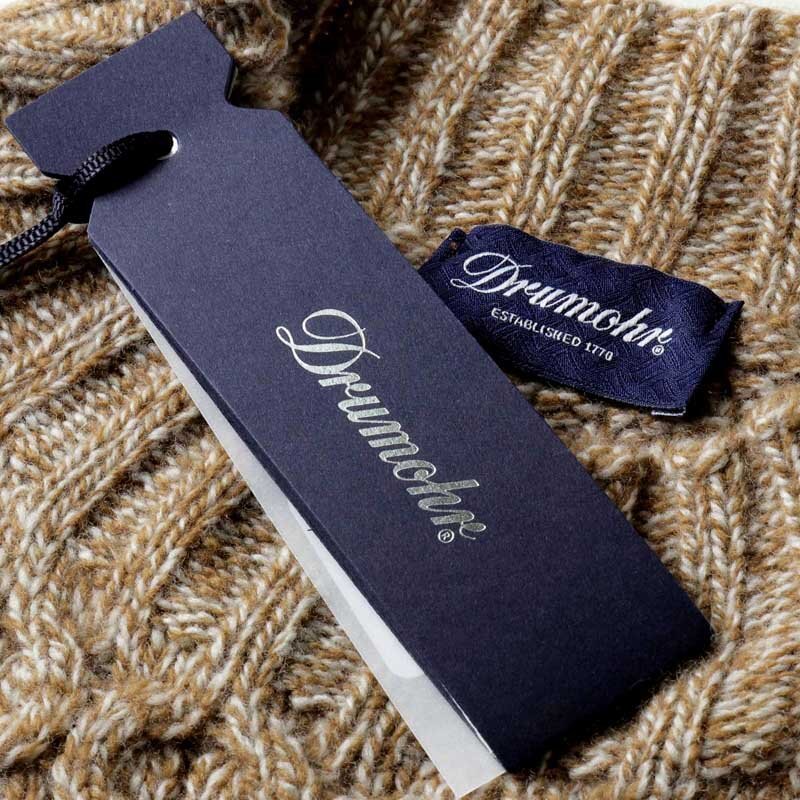 Drumohr(ドルモア) / スーパージーロンラムズウールミドルゲージシームレスモックネックアランニット(D4W125AR) [drm2520183-48]_画像8