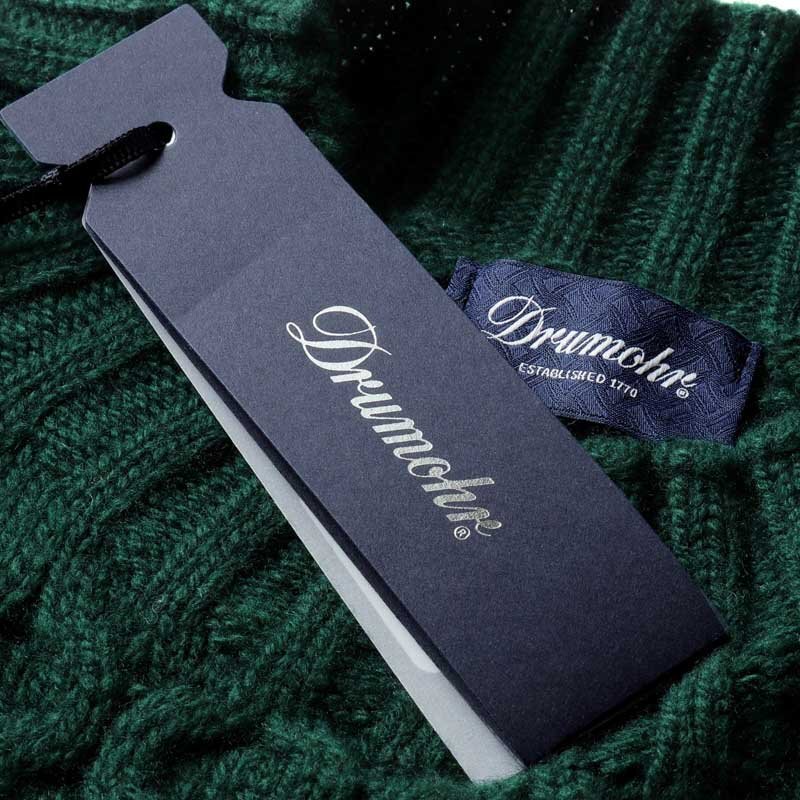 Drumohr(ドルモア) / スーパージーロンラムズウールミドルゲージシームレスモックネックアランニット(D4W125AR) [drm2520186-48]_画像8