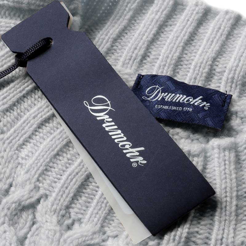 Drumohr(ドルモア) / スーパージーロンラムズウールミドルゲージシームレスモックネックアランニット(D4W125AR) [drm2520187-46]_画像8