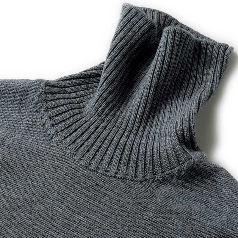 Drumohr(ドルモア) / 8Gエクストラファインメリノウールミドルゲージシームレスタートルネックニット(D7M104) [drm2520229-46]_画像5