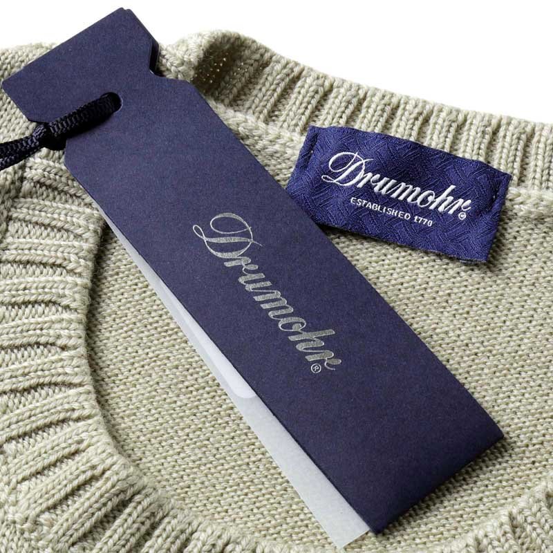 Drumohr(ドルモア) / 8Gエクストラファインメリノウールミドルゲージシームレスクルーネックニット(D7M103) [drm2520073-46]_画像8