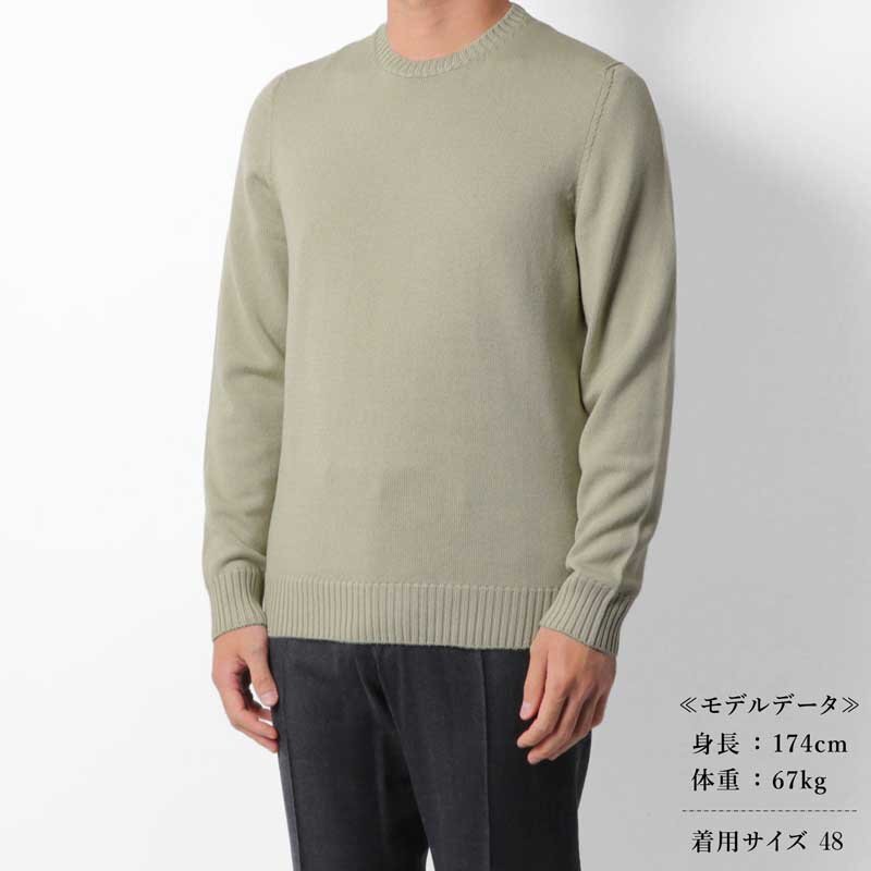 Drumohr(ドルモア) / 8Gエクストラファインメリノウールミドルゲージシームレスクルーネックニット(D7M103) [drm2520073-48]_画像9