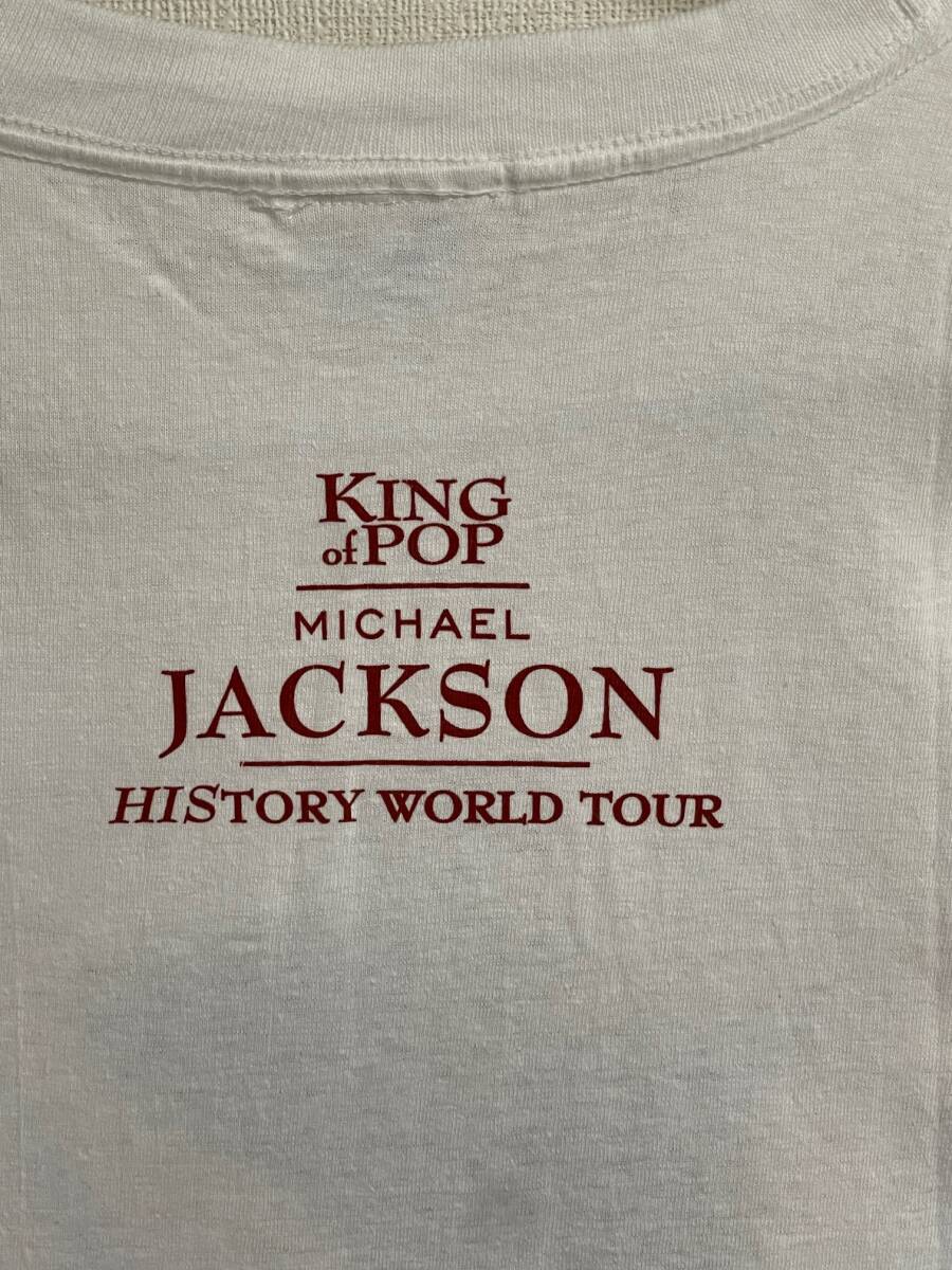 90s Michael Jacksonマイケルジャクソン VINTAGE Tシャツ 1996 白 XL Madonna hip hop WU TANG 2PAC snoop fear of god MOTOWN KANYE WEST_画像6