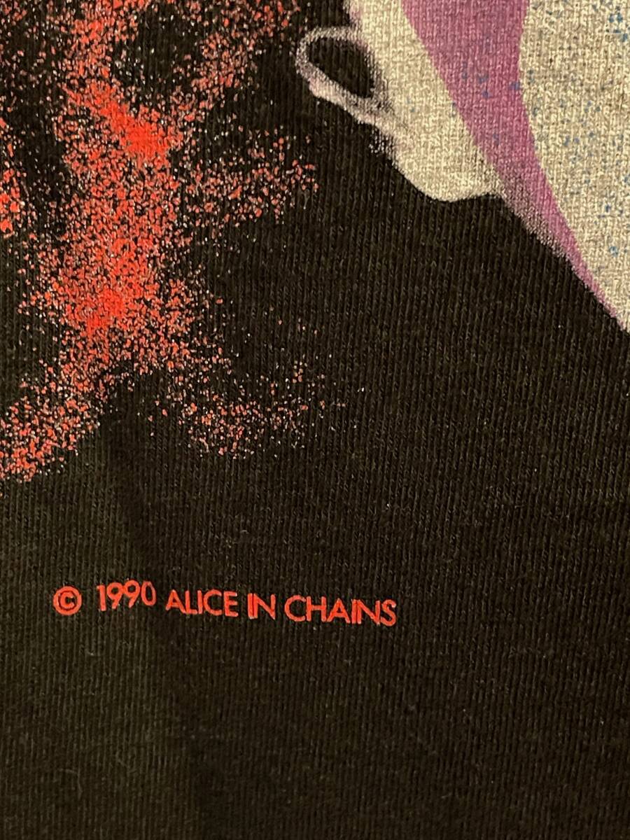  1990年 Alice In Chains アリス イン チェインズ FACELIFT TシャツNIRVANA Smashing Pumpkins Pearl Jam SOUND GARDEN PANTERA ANTHRAX _画像2