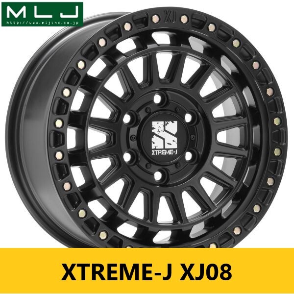 冬場も拘りたい方に 新品冬4本 サテンブラック MLJ XJ08 8.0J 18in G075 265/65R18 250系 ランクル 300系 ランドクルーザー_画像1