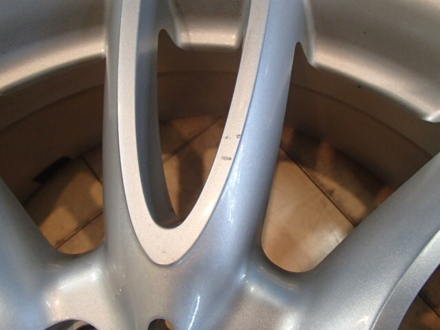 純正ボルト対応 中古4本 スタッドレス 冬 MAK シルバー色 17in PCD112 ブリヂストン ブリザック VRX3 205/45R17 ミニ BMW MINI F55 F56 F57_画像7