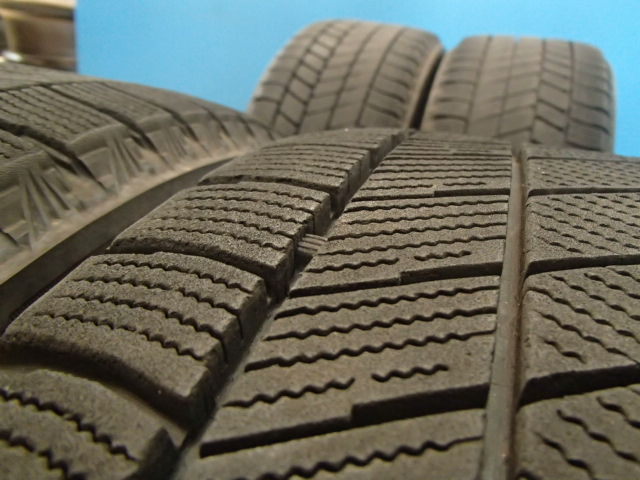 純正ボルト対応 中古4本 スタッドレス 冬 MAK シルバー色 17in PCD112 ブリヂストン ブリザック VRX3 205/45R17 ミニ BMW MINI F55 F56 F57_画像10