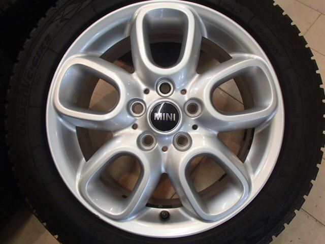中古 スタッドレス4本 BMW MINI ミニ F55 F56 ループスポーク 494 6.5J 16in IS54 PCD112 TOYO GIZ2 195/55R16_画像2