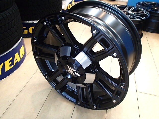 新品 オープンカントリー付 展示品 デリカ 専用ホイール TAKAICHI AT-W XX 7.0J 16in IS40 R/T 235/70R16 デリカD5 CV 前期 後期_画像5