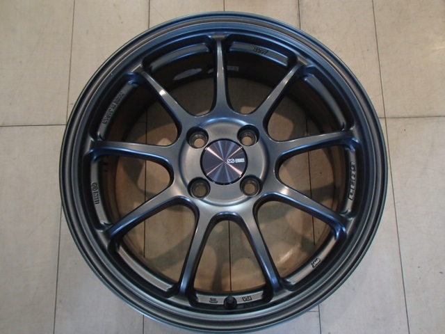 絶版色 2021年 MDG色 ENKEI エンケイ PF09 6.5J 16in IS45 PCD100 4H ホイール4本 ヤリス タンク ルーミー フィット ノート マツダ2_画像2