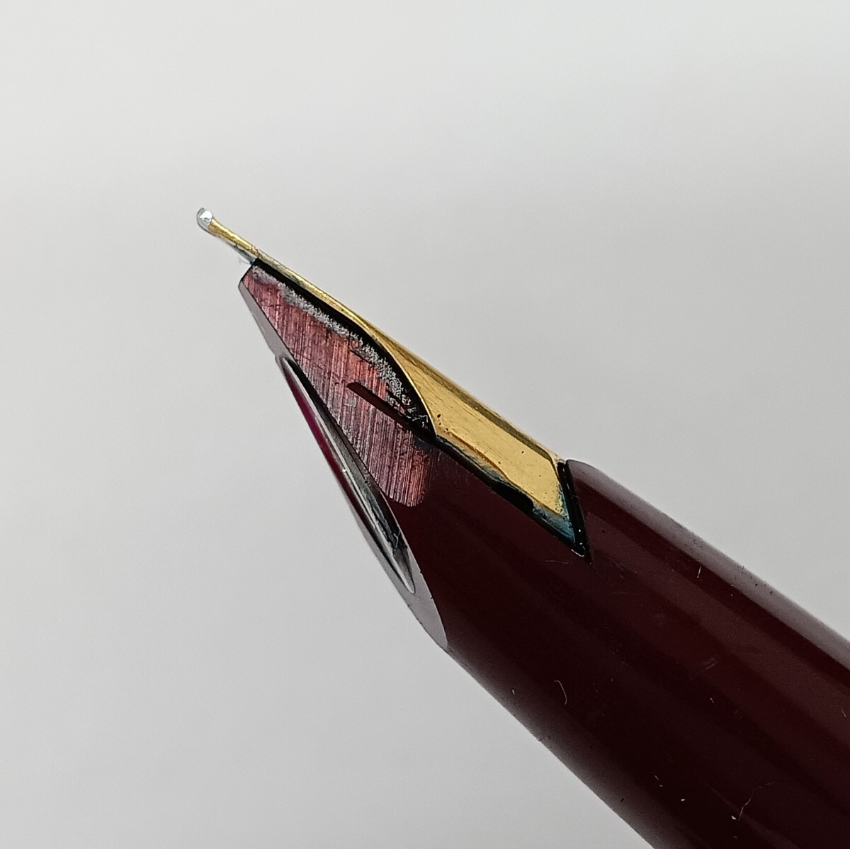 【10721-2】モンブラン MONTBLANC 吸入式 万年筆 NO.121 ペン先750刻印 筆記未確認 現状品_画像4